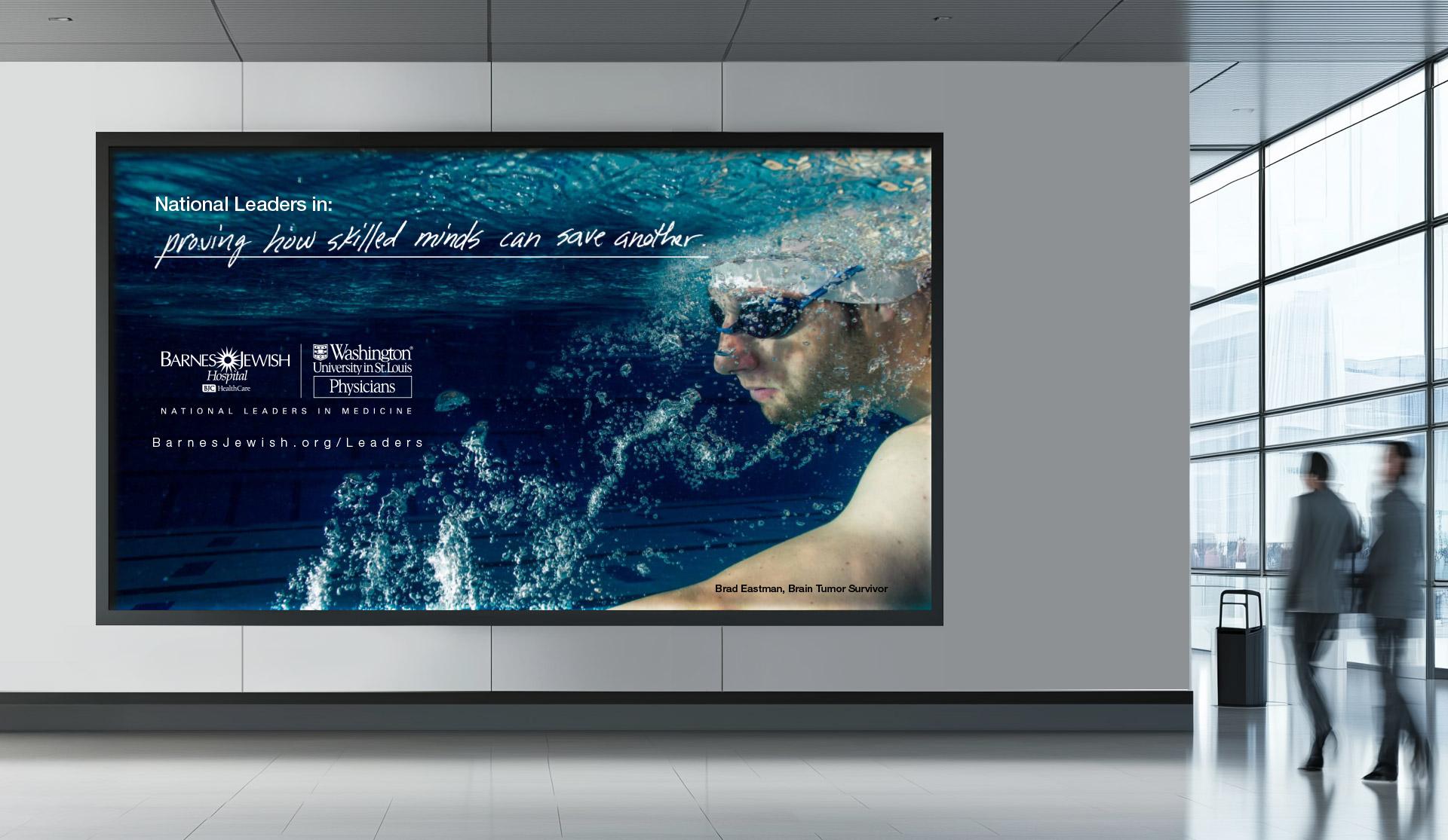 Barnes-Jewish: National Leaders in Medicine Signage