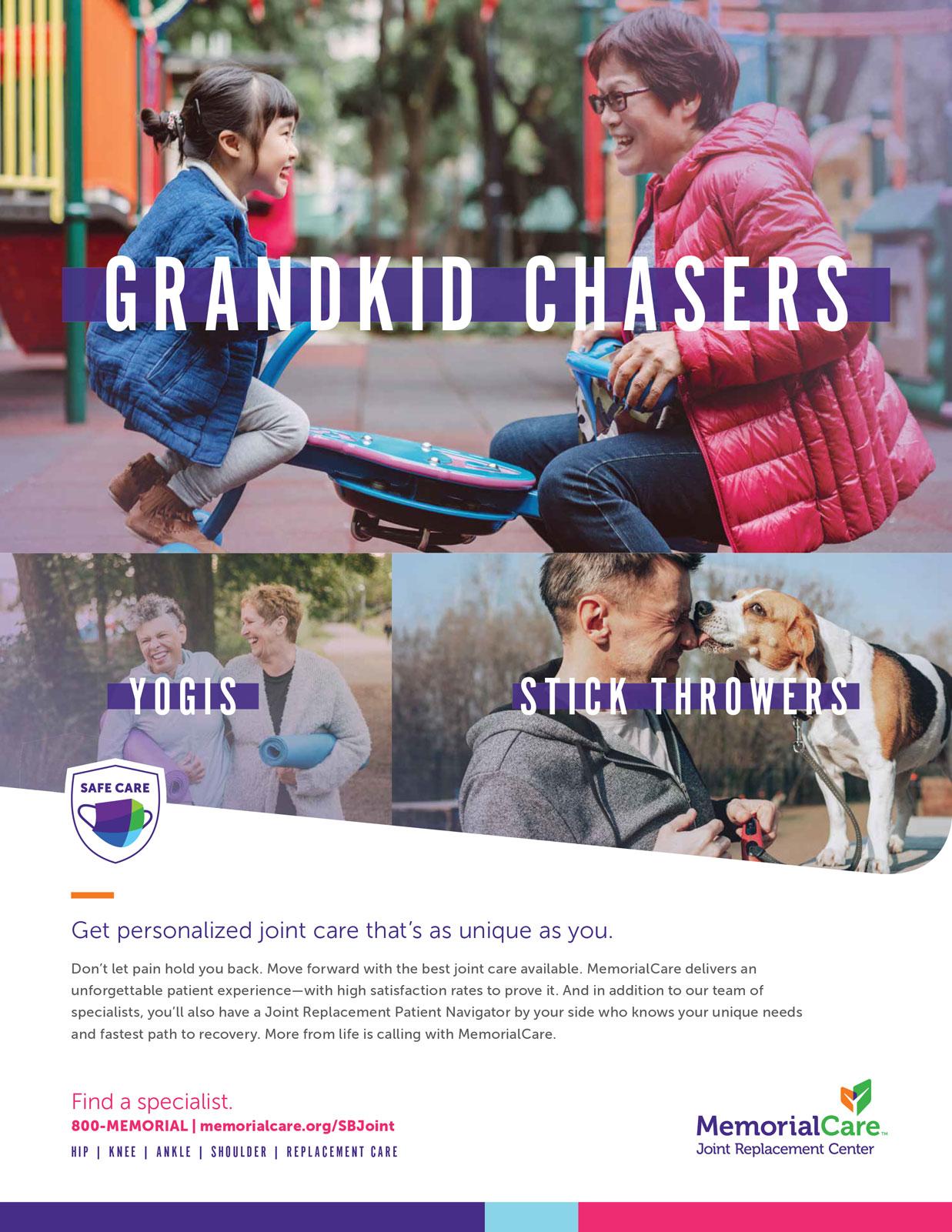 Memorial Care Joint Print Ad