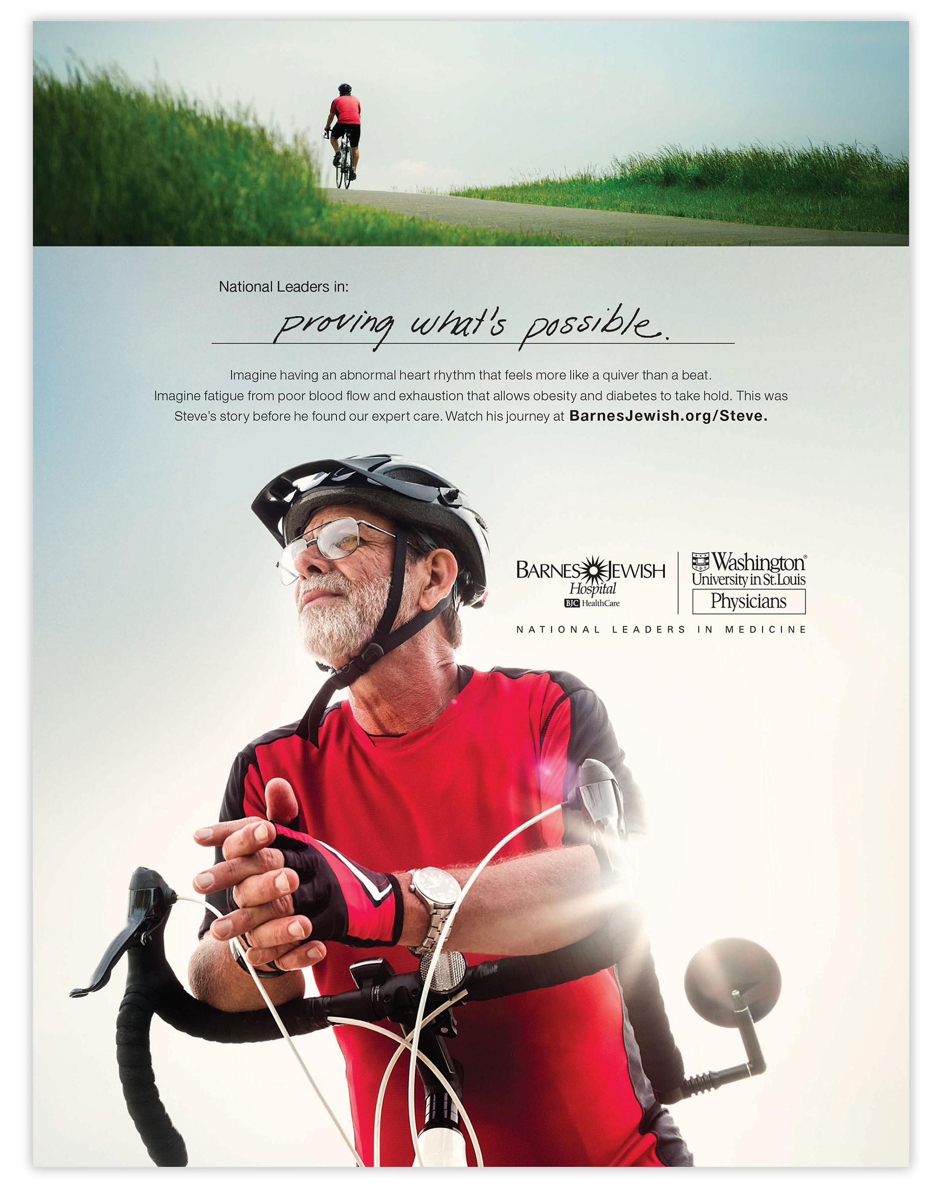 Barnes-Jewish: National Leaders in Medicine Print Ad