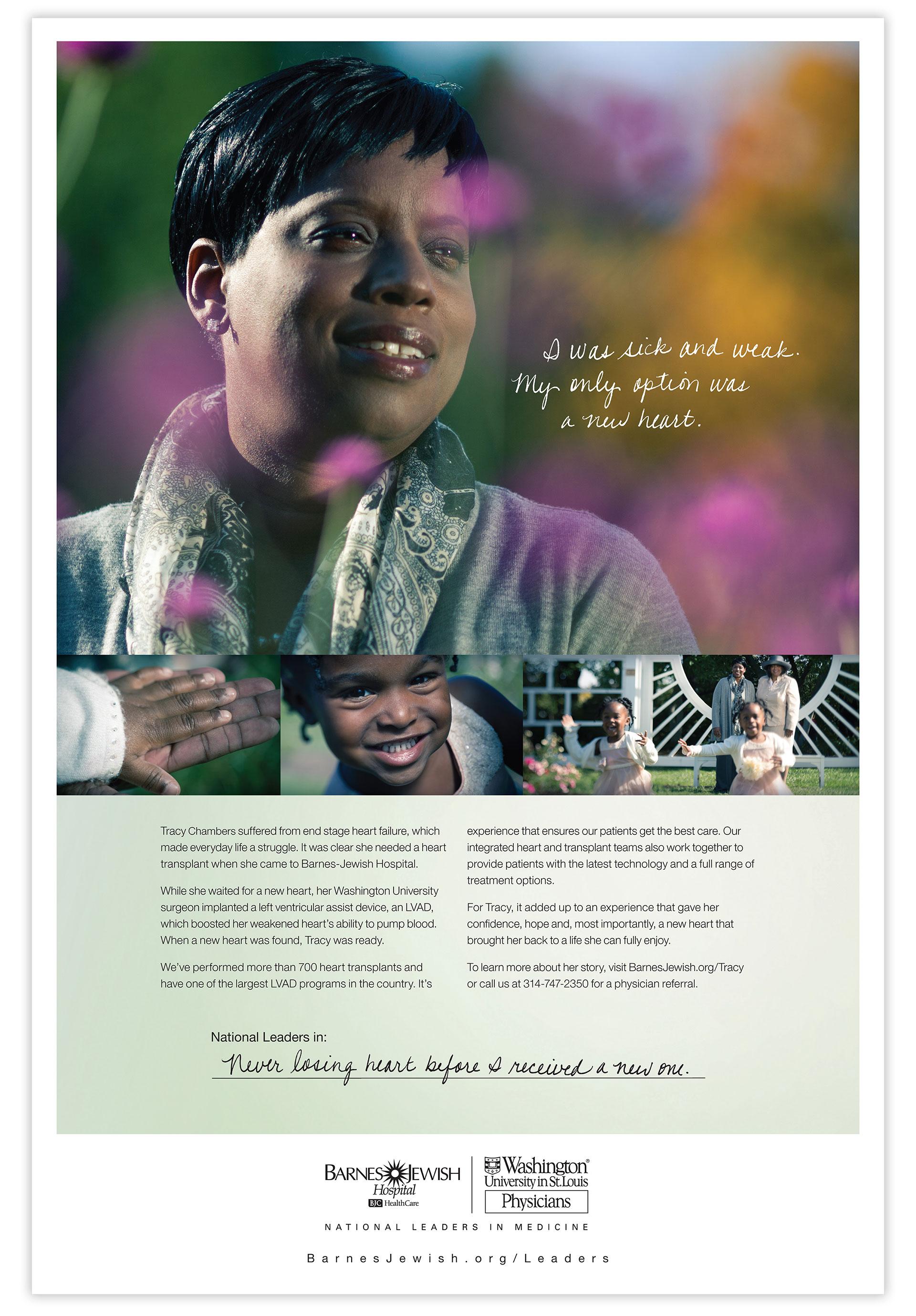 Barnes-Jewish: National Leaders in Medicine Print Ad