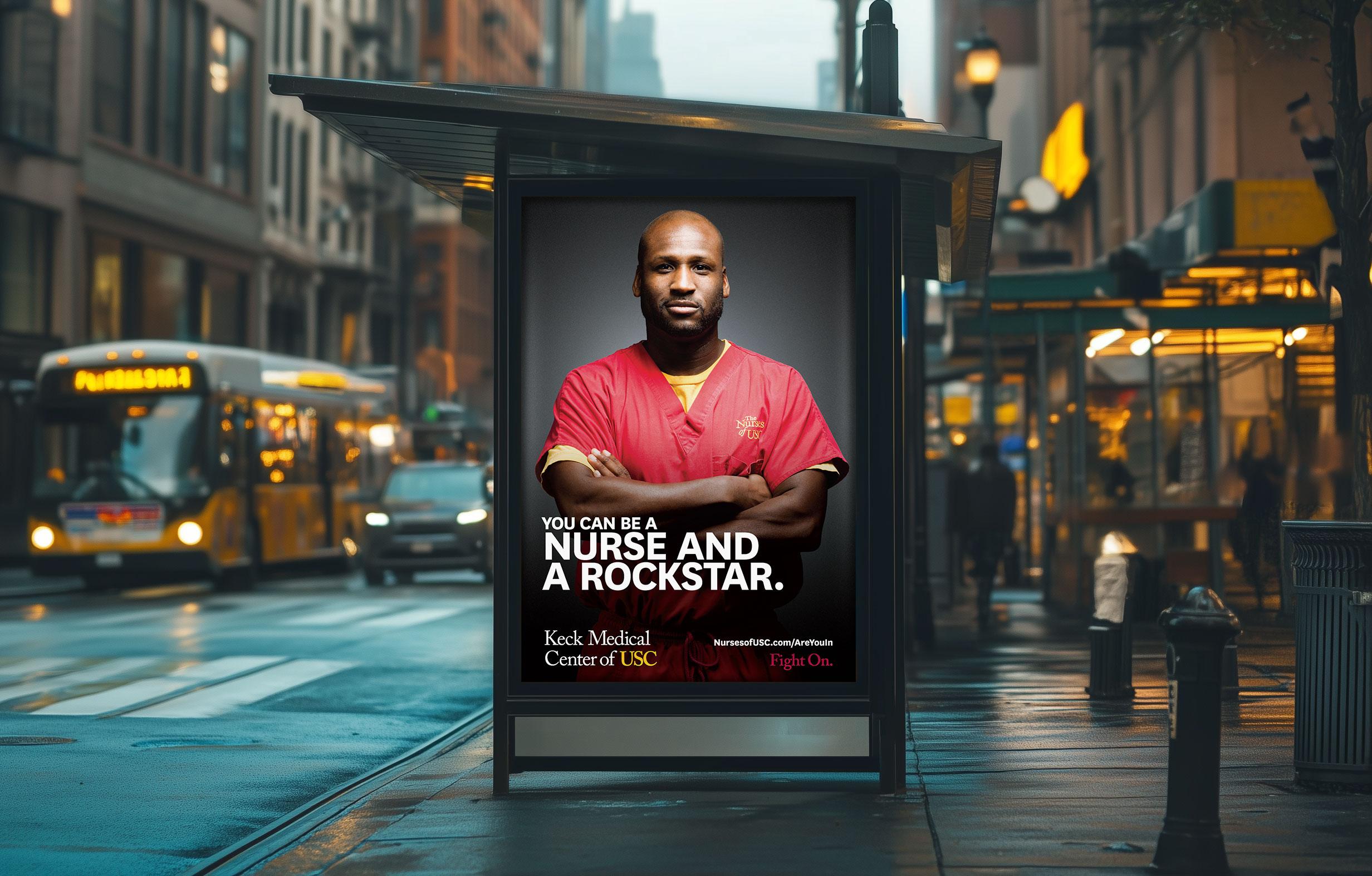 Are You In? Bus Shelter Signage