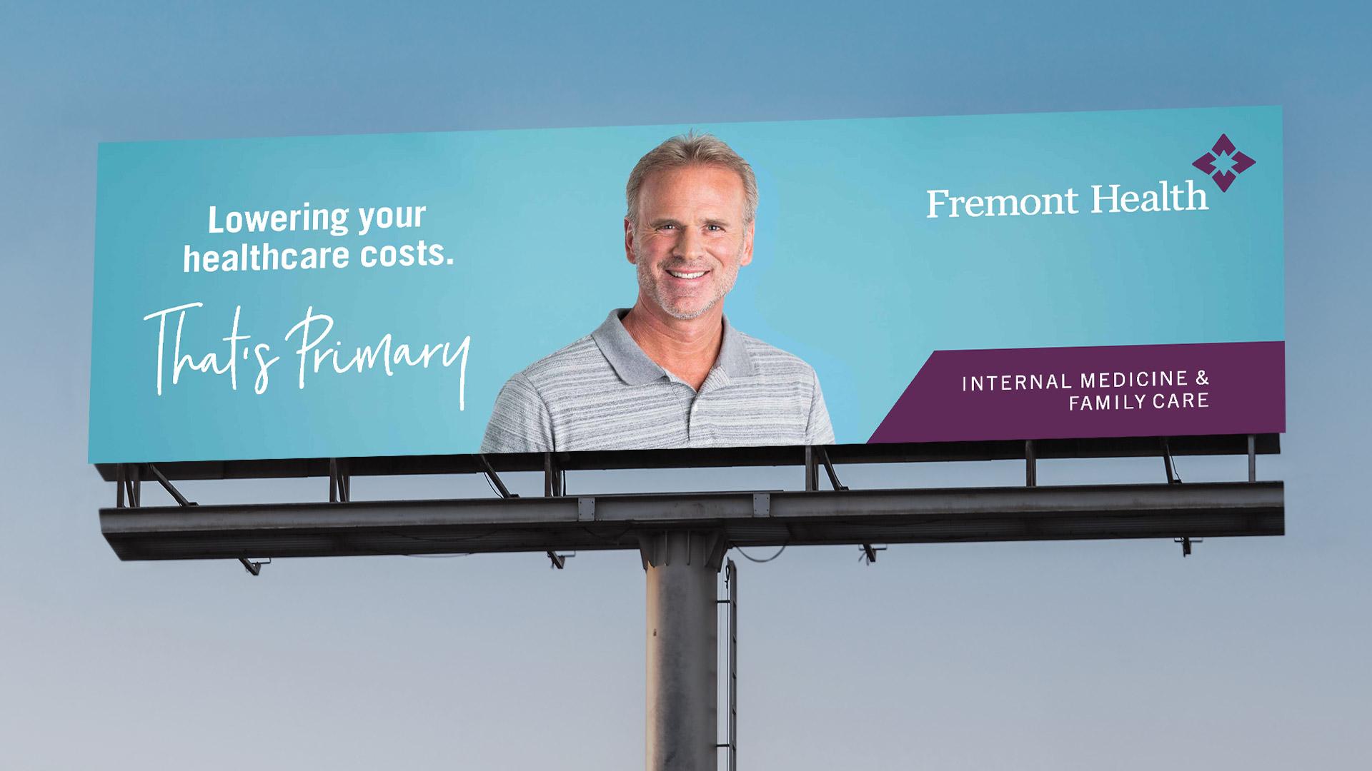 Fremont Health: That's Primary Billboard